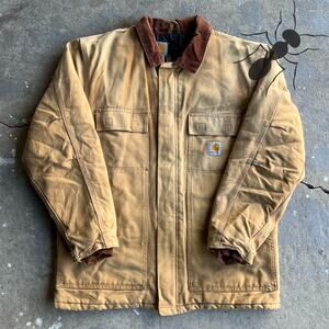 Vintage Y2K Carhartt faded brown work wear arctic jacket